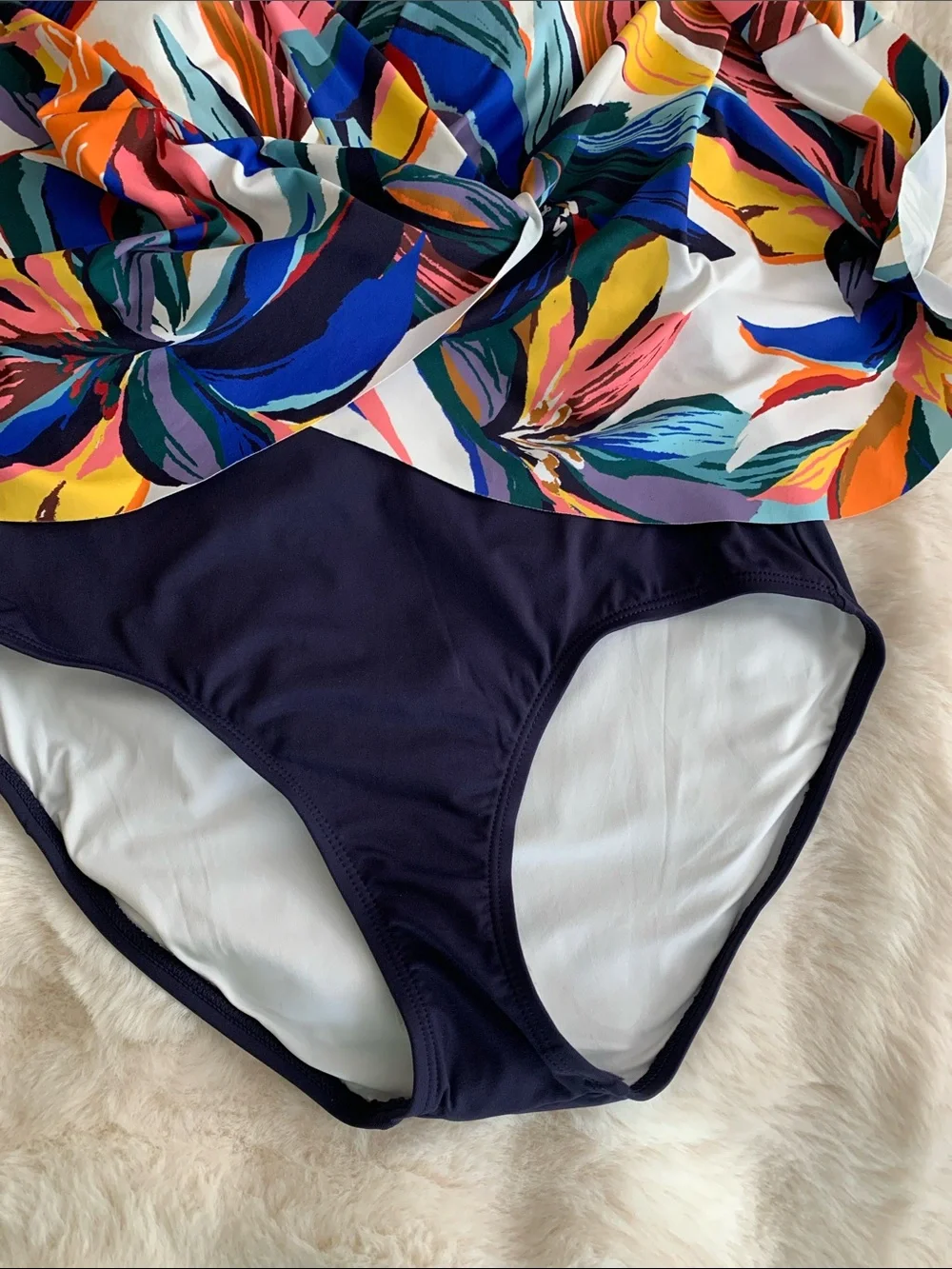 Anne Cole Riviera Floral Swim Dress Swimsuit